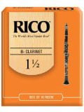 Rico B Flat Clarinet Reeds #1.5 Box of 10 reeds